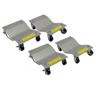 SecureFix Direct Car Tyre Skate Wheel Dolly X4 (1500Lb Heavy Duty Vehicle Positioning Trolley)