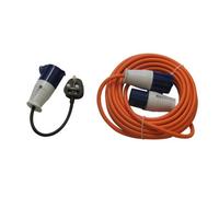 SecureFix Direct Caravan Mains Hook Up Cable 2.5mm X 15M (Adaptor Plug Extension Lead Motorhome Boat)