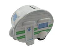 SecureFix Direct Caravan Money Box Collectable (Ceramic Novelty Piggy Bank Unusual Unique Gift Vintage)