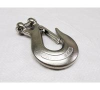 SecureFix Direct Clevis Slip Hook With Safety Latch Stainless Steel 12mm (Spring Loaded Sling Catch Chain)