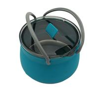 SecureFix Direct Collapsible Camping Saucepan 750Ml (Kettle Folding Pot Silicone Cookware Foldable Small Lightweight)