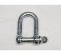 SecureFix Direct Dee Shackle Countersunk Pin Galvanised 11mm X1 (Commercial Chain Connector Caravan Tether)