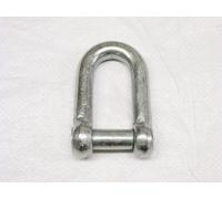 SecureFix Direct Dee Shackle Countersunk Pin Galvanised 6mm X1 (Commercial Chain Connector Caravan Tether)