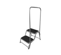 SecureFix Direct Double Anti Slip Step With Support Handrail - Caravan Motorhome Disabled Aid Assist