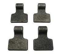 SecureFix Direct Dropside Pickup Trailer Tailgate Hinge X4 (Weld On Spade Paddle Gudgeon Pin Heavy Duty)