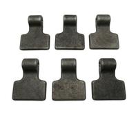 SecureFix Direct Dropside Pickup Trailer Tailgate Hinge X6 (Weld On Spade Paddle Gudgeon Pin Heavy Duty)