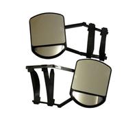 SecureFix Direct Dual Lens Extending Towing Mirror X2 (Car Caravan Trailer Extension Steady View Universal)