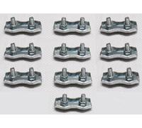 SecureFix Direct Electric Fence Poly Rope Connectors 3MM X10 (Electrified Fencing Polyrope Joiner Joint)