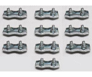 SecureFix Direct Electric Fence Poly Rope Connectors 3MM X10 (Electrified Fencing Polyrope Joiner Joint)