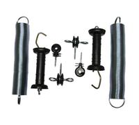 SecureFix Direct Electric Fence Spring Gate Kit X2 (Heavy Duty Coil Insulator Handle Poly Fencing)