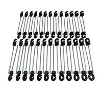 SecureFix Direct Electric Fence Tape Poly Fencing 40mm X 200M X2 (Electrified Polytape Horse Paddock Green)