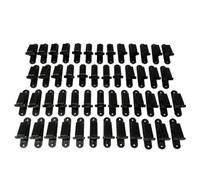 SecureFix Direct Electric Fence Tape Ribbon Insulators X50 (Screw On Poly Fencing Clips)
