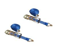 SecureFix Direct Ergo Ratchet Tie Down Straps 50mm 5T 10M X2 (Reverse Pull Down Lashing Belt With Claw Hook 5000Kg)