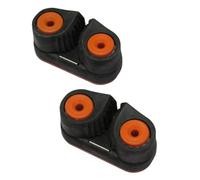 SecureFix Direct Fast Entry Nylon Cam Cleats X2 (3mm - 6mm Rope Toothed Pulley Clamp)