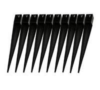 SecureFix Direct Fence Post Support Spike Holders 4" 100mm X10 (Square Wedge Grip Fencing Shoe)