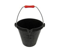 SecureFix Direct Flexible Heavy Duty Rubber Bucket 14L (Large Horse Feed Builders Tub)