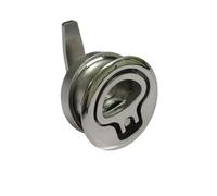 SecureFix Direct Flush Mount Lifting Ring Pull Handle 61mm (Stainless Steel Adjustable Locking Door Catch)