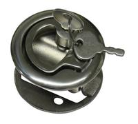 SecureFix Direct Flush Mount Lifting Ring Pull Handle 61mm (Stainless Steel Locking Door Catch)