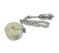 SecureFix Direct Folding Grapnel Kayak Anchor Kit 2.5Kg (Galvansised Four Prong With Chain, Shackles & Nylon Rope)