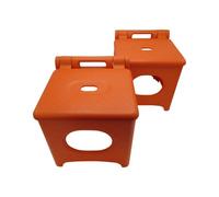 SecureFix Direct Folding Small Stool X2 (Foldable Portable Collapsible Plastic Camping Sitting)