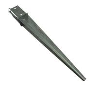 SecureFix Direct Galvanised Fence Post Spike Support 75mm Bolt Grip X1 (Fencing Base Shoe Foot)