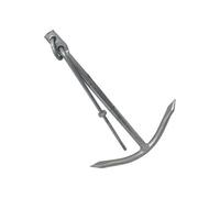 SecureFix Direct Galvanised Fishermans Palm Anchor 4Kg (Hdg Boat Two Prong Yacht Tender)
