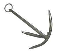 SecureFix Direct Galvanised Fixed Grapnel Anchor 12Kg (Hdg Four Prong River Fishing Boat Secure)