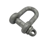 SecureFix Direct Galvanised Large Dee Shackle With Screw Pin 9.5 Ton (9500Kg D High Tensile Lifting Towing)