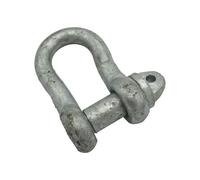 SecureFix Direct Galvanised Lifting Bow Shackle Screw Pin Small 3 Ton (3T Towing Rigging3000Kg)