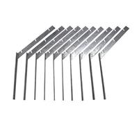 SecureFix Direct Galvanised Razor Barbed Wire Brackets Pack Of 10 (Front Facing Fence Wall Security)