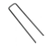 SecureFix Direct Galvanised Steel Weed Membrane Pins - Pack Of 100 (Heavy Duty U Pegs Garden Staple)