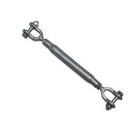 Secure Fix Direct Galvanised Straining Rigging Screw Jaw Jaw 6MM - 64MM (Closed Body Turnbuckle Wire Rope Tensioner) (8MM (5/16"))