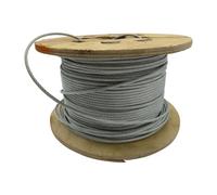 SecureFix Direct Galvanised Wire Rope Cable 8mm 7X7 (Marine Rigging Metal 50M Reel)