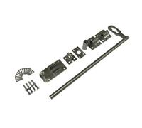 SecureFix Direct Garage Door Drop Bolt 18" Heavy Duty (Stainless Steel Floor Ground Stable Catch)