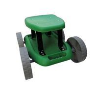 SecureFix Direct Garden Roller Seat Stool & Tool Space (Kneeling Lightweight Outdoor Puncture Proof Wheels)