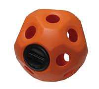 SecureFix Direct Hay Ball Horse Feeder Toy - Orange (Hanging Treat Slow Feeding Stable)