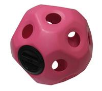 SecureFix Direct Hay Ball Horse Feeder Toy - Pink (Hanging Treat Slow Feeding Stable)