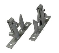 SecureFix Direct Heavy Duty Auto Gate Catch X2 (Galvanised Automatic Latch Lockable Field Garden)
