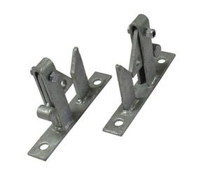 SecureFix Direct Heavy Duty Auto Gate Catch X2 (Galvanised Automatic Latch Lockable Field Garden)