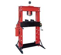SecureFix Direct Heavy Duty Hydraulic Shop Press 50T (Pressure Gauge Garage H Frame Workshop)