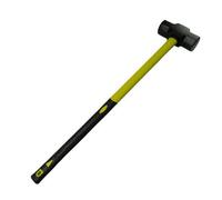 SecureFix Direct Heavy Duty Lump Sledge Hammer With Fibreglass Handle 14Lbs (Long Club Sledgehammer)