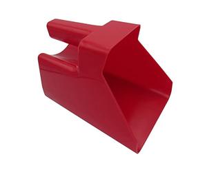 SecureFix Direct Horse Food Scoop 1.5L (Feed Equestrian Pet Stable Animal), Red