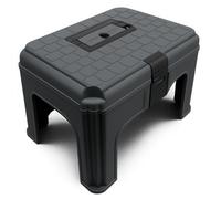 SecureFix Direct Horse Grooming Tack Box Large (Grey Step Up Equestrian Storage Case)