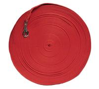SecureFix Direct Horse Lunge Line Dog Training Lead 40Ft (Snap Hook Red Cushioned Rope)