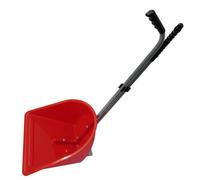 SecureFix Direct Horse Poop Scoop And Rake Red (Manure Equestrian Heavy Duty Lightweight)