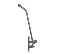 SecureFix Direct Hunting Type Gate Catch Self Locking - Galvanised (Auto Drop Latch Farm Equestrian)
