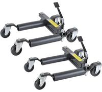 SecureFix Direct Hydraulic Vehicle Positioning Wheel Skates X2 (1500Lb Go Jack Car Dolly Tyre Lift)