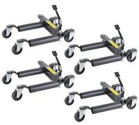SecureFix Direct Hydraulic Vehicle Positioning Wheel Skates X4 (1500Lb Go Jack Car Dolly Tyre Lift)