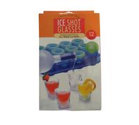 SecureFix Direct Ice Shot Glass Mould X12 (Party Drinking Silicone Shooters Frozen)