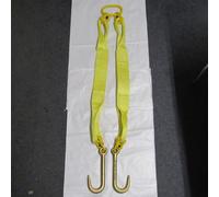 SecureFix Direct J Hook Winch Brothers Webbing Sling 1M (Heavy Duty Towing Strap Vehicle Recovery Car Breakdown)